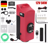 5kw 12V naftové topení červená